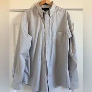 Croft & Barrow Men's Black and White Checkered Shirt